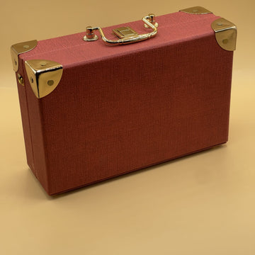 Malta Box Bag- Red Texture